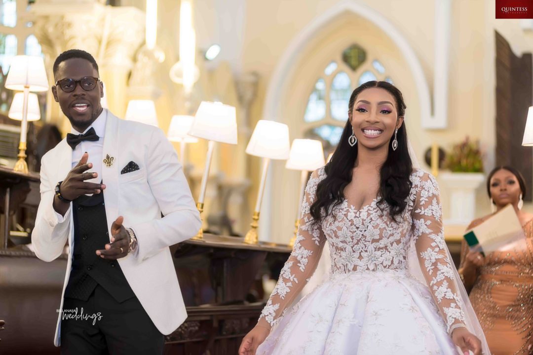 Abisola & Olayinka's Fairytale White Wedding Ceremony