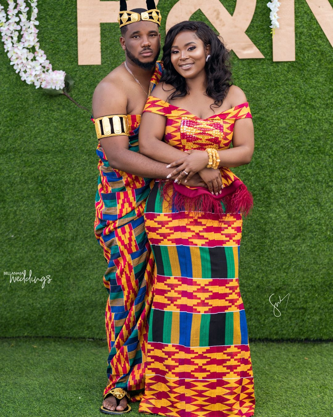 Naa & Prince's Traditional Wedding was a Kente Party!