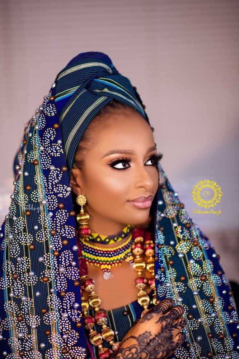 We can't Get Enough of the Work of Art on this Fulani Bridal Inspo