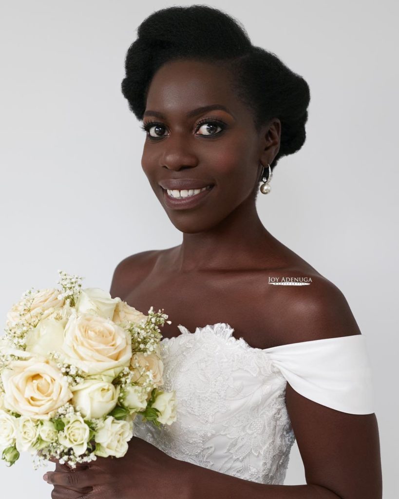 Here's how Joy Adenuga Created This Melanin-Dripping Bridal Look on Nadine