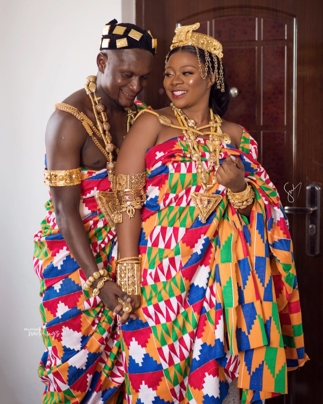 traditional kente wedding dress