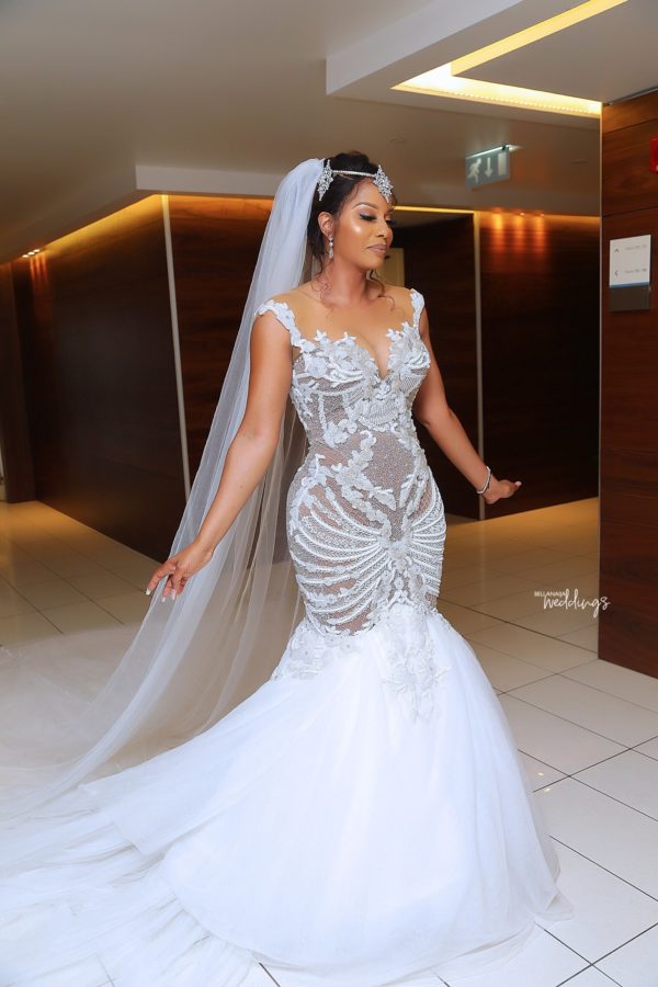 You Need to See Uche's Show-Stopping Grecian Look for her Wedding