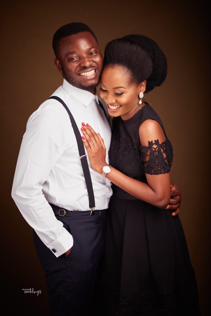 We are totally crushing on Nkechi and Egbiri's pre-wedding shoot