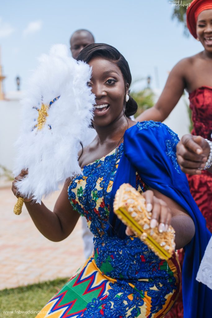 Estella & Felix's Ghanaian Trad Engagement was Colour popping Fab