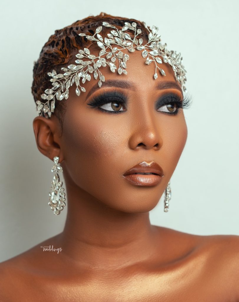 Short hair Brides! This Smokey Bridal Beauty is for YOU | BellaNaija ...