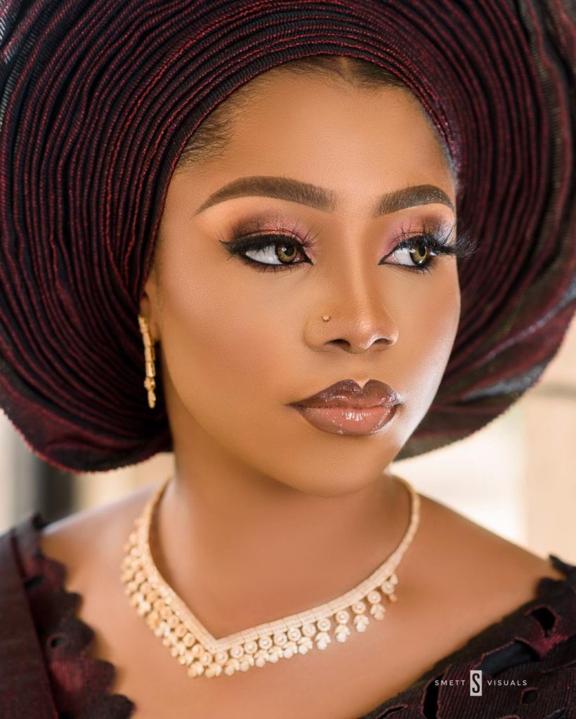 Rock Your Big Day In Class With this Yoruba Traditional Bridal Beauty Look