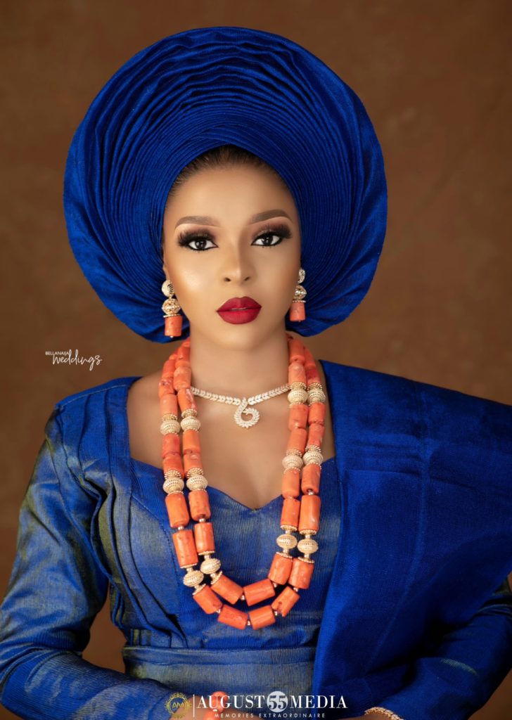 Dazzle in Blue On Your Trad With This Bridal Beauty Look!