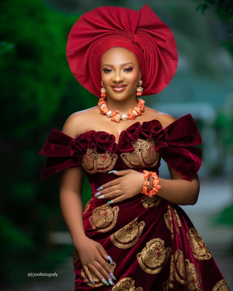 Be a Regal Igbo Bride With this Stunning Traditional Beauty Look