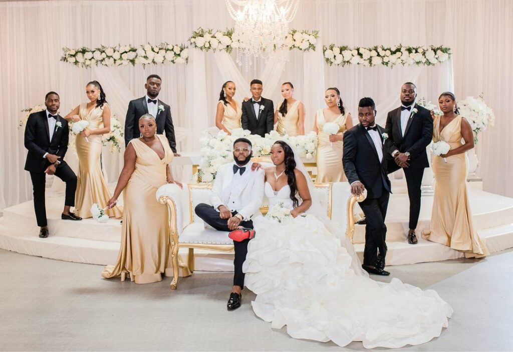 See How This Congolese Bridal Party Rocked The Groom's Song