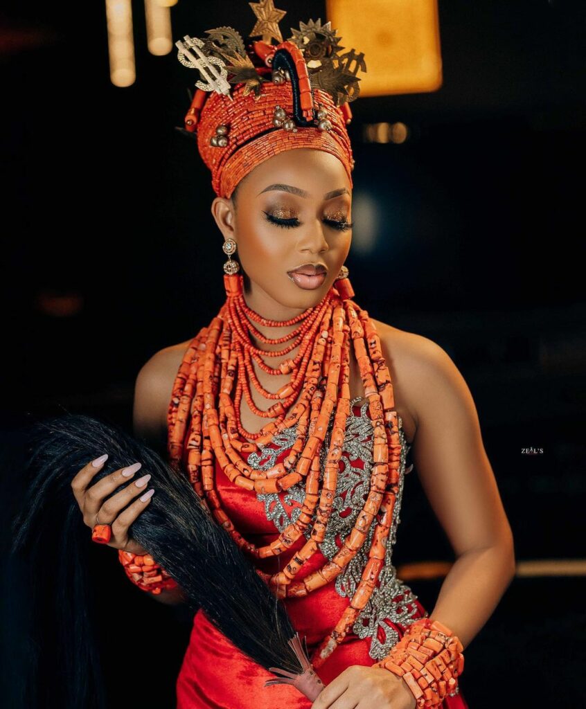 Exude Royalty & Class on Your Trad With This Flawless Edo Beauty Look