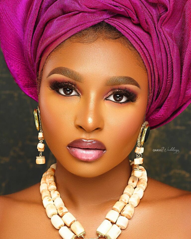 Be a Stylish Yoruba Bride With This Alluring Beauty Look