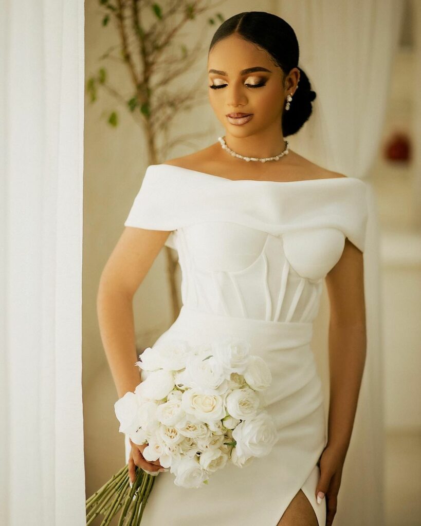 Radiate Pristine Glow On Your Civil Wedding With This Beauty Look